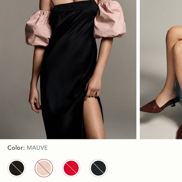 Anthropologie Women's Pink Puff Sleeve. - Picture 4 of 4